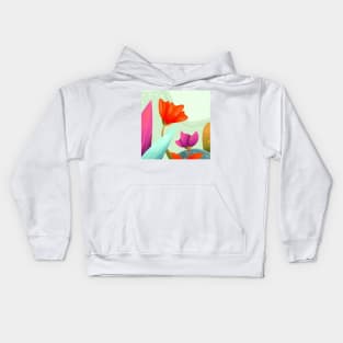 Beautiful Flower Art Kids Hoodie